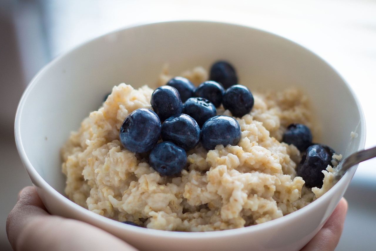 blueberries oats oatmeal healthy 531209